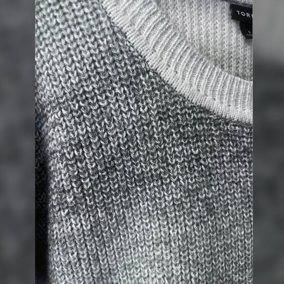 Torrid Pullover Drop Shoulder Tunic Sweater Gray Women's Plus Size 1x 14/16 - Picture 4 of 7